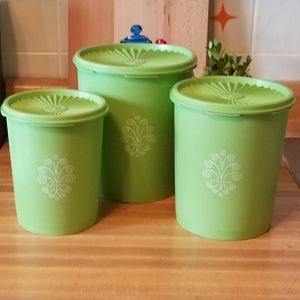 Vintage Tupperware Canisters